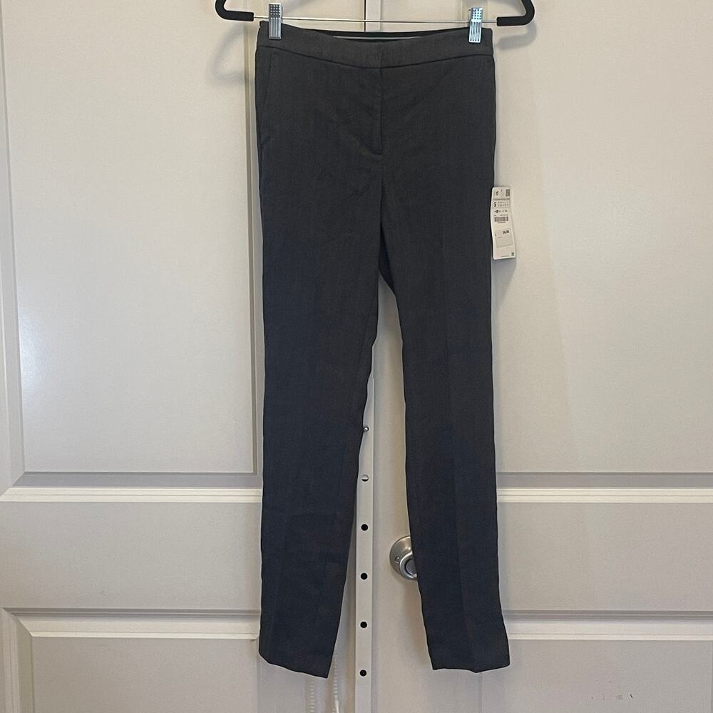 NWT Zara Herringbone Skinny Pants - Women Size S - Black/Gray/White